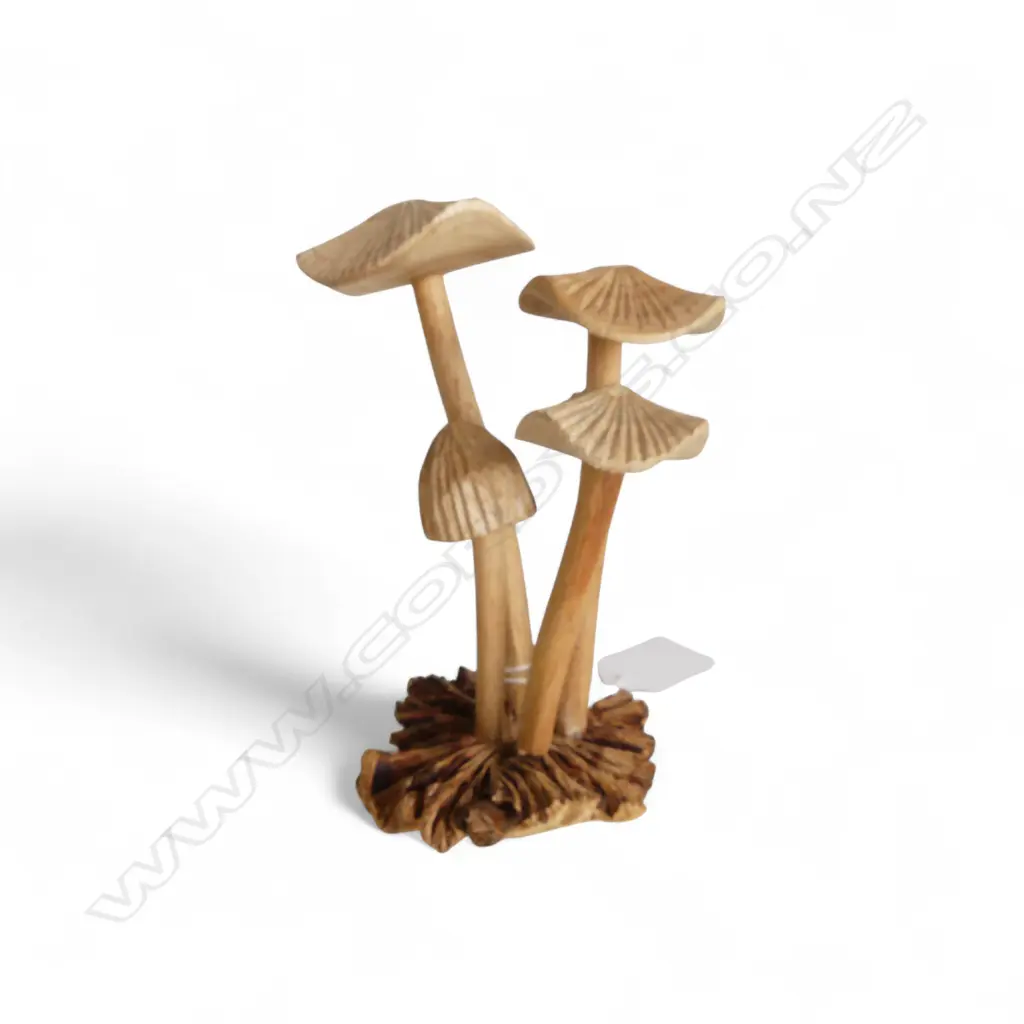 WOOD ROSE w. MUSHROOMS H.140mm Image 1++