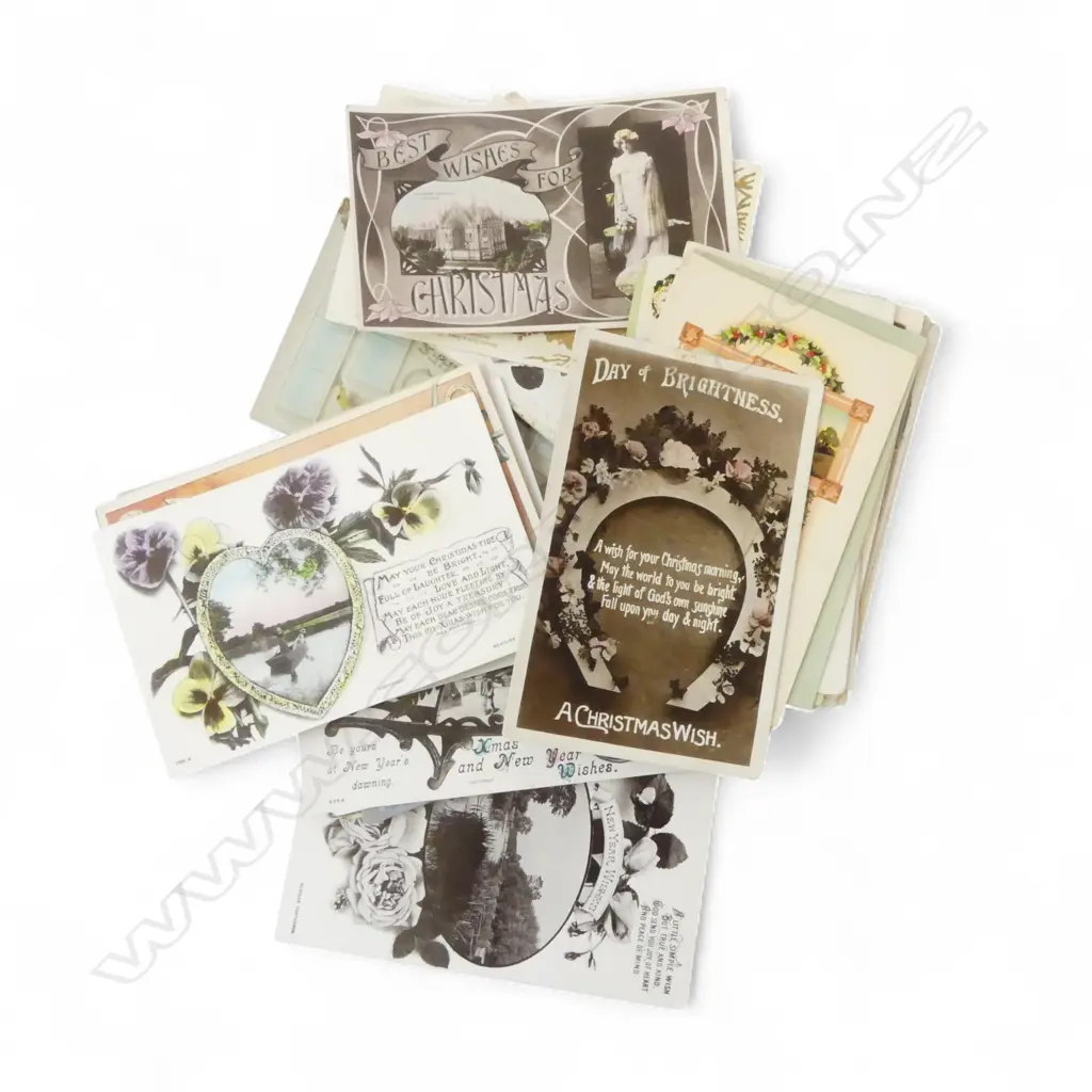  50+ ANTIQUE POSTCARDS – ALL CHRISTMAS & NEW YEAR  Image 1++