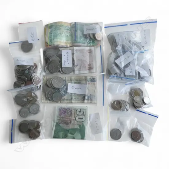 ASST. WORLD COINS & BANK NOTES