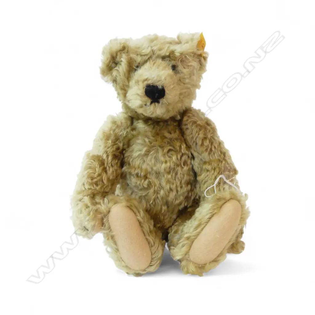 STEIFF CLASSIC MOHAIR TEDDY BEAR BUTTON IN EAR, L.350MM Image 1++