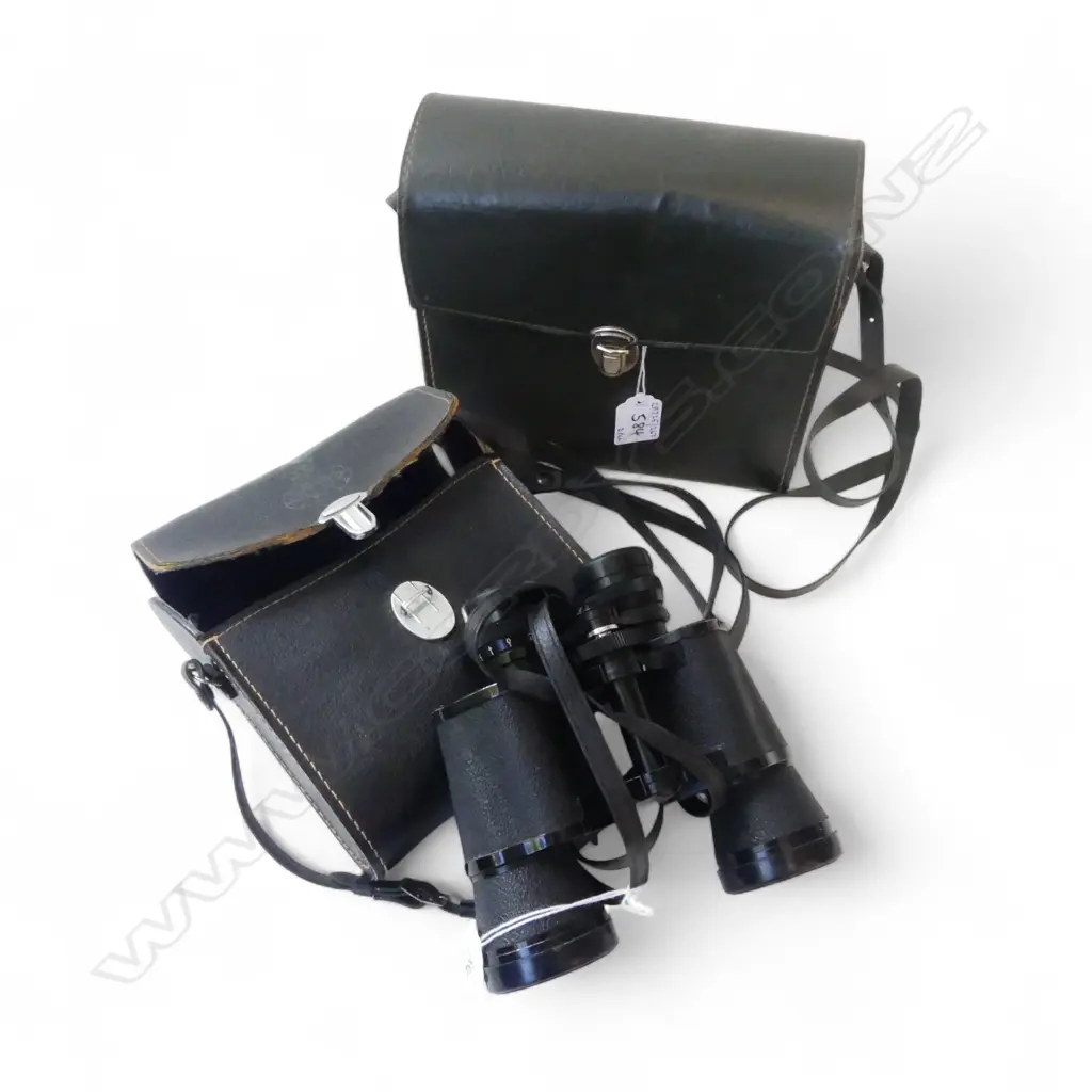 2 PRS CASED BINOCULARS SPORTSMASTER L170 & TASCO Image 1++