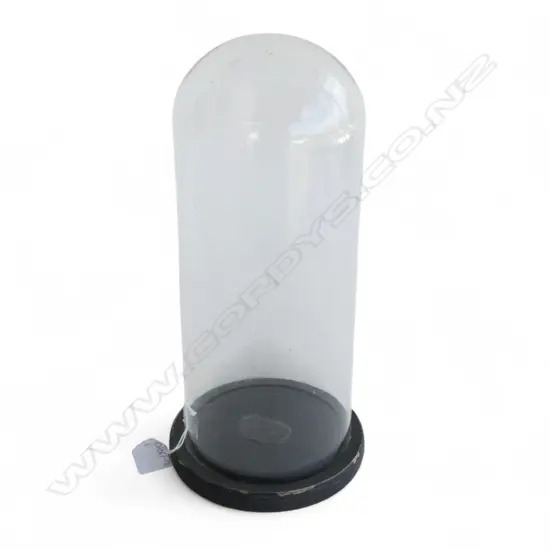 VINTAGE GLASS CLOCHE H.320mm