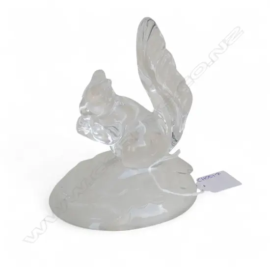 CRISTAL D'ARQUES LEAD CRYSTAL SQUIRREL H.160mm