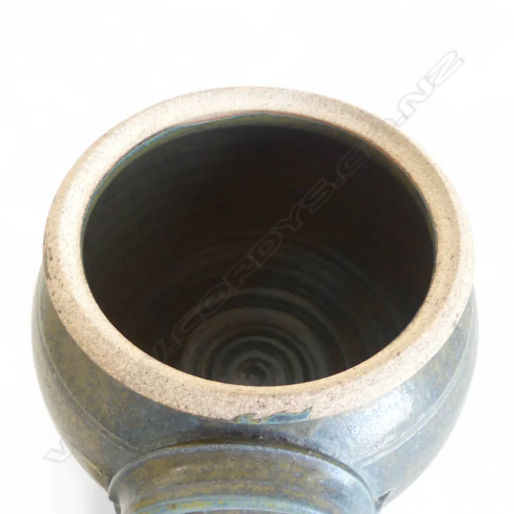 VINTAGE STONEWARE COOKING POT, H.222MM Image 1++