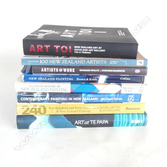 8 NZ ART BOOKS