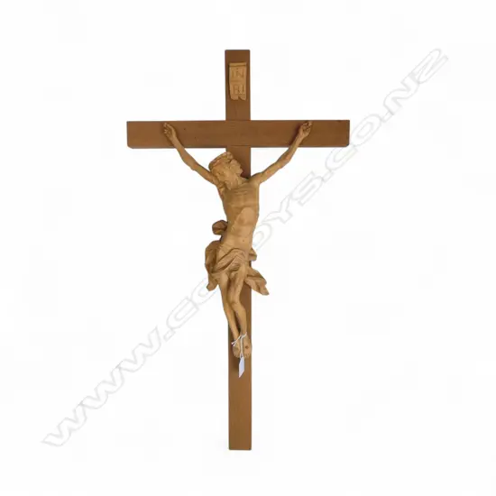 WOODEN CRUCIFIX H.750mm