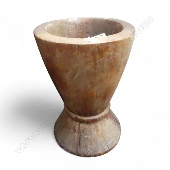VINTAGE ETHNIC HARDWOOD FOOD MORTAR H380MM