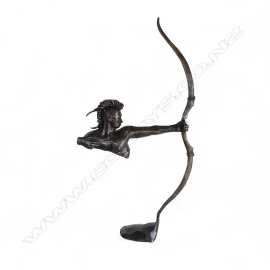 BRONZE ARCHER w. MOHAWK H.1135mm