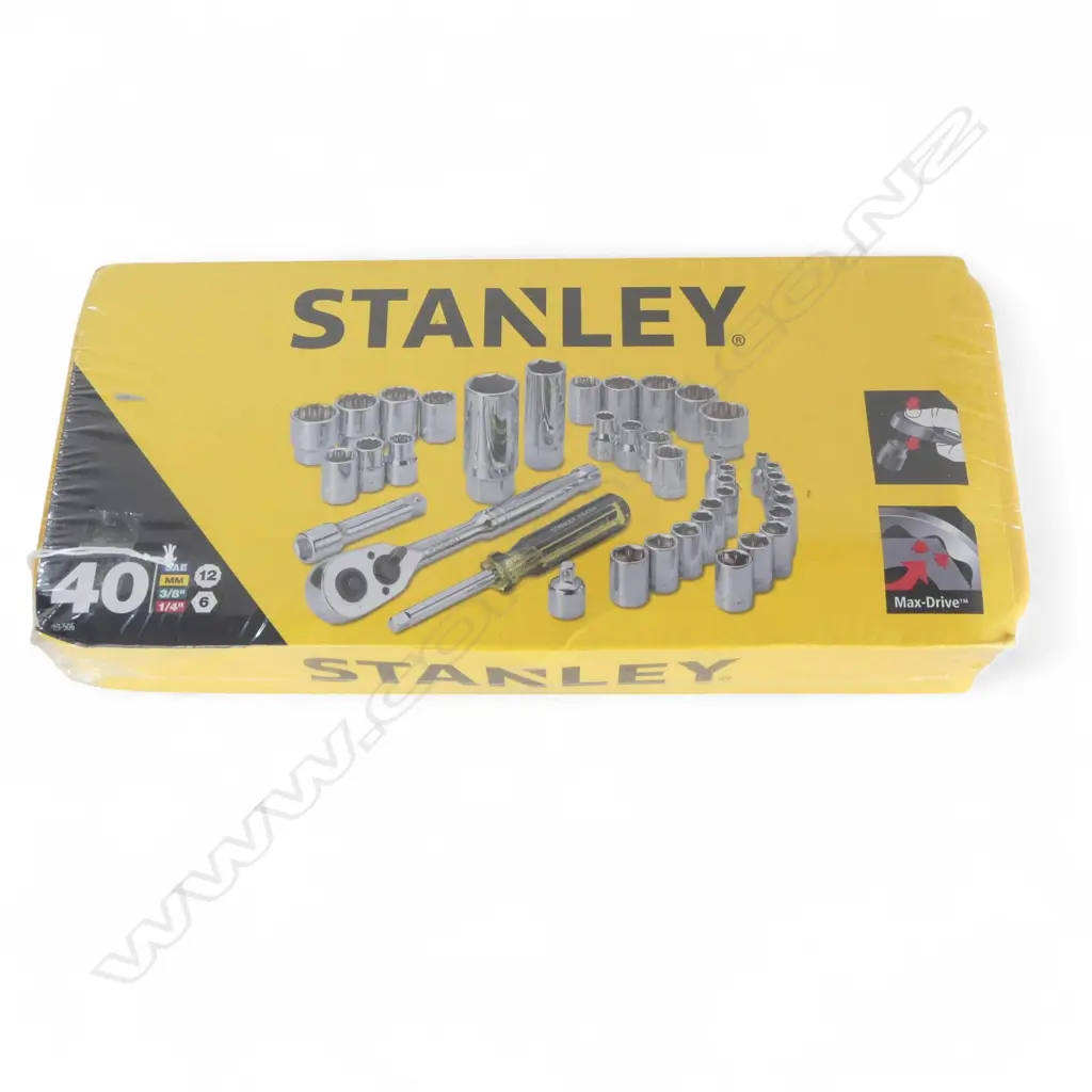 BOXED AS NEW STANLEY SOCKET SET  Image 1++