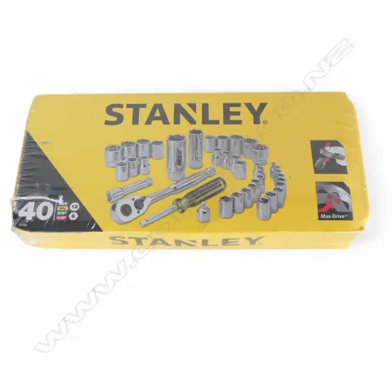 BOXED AS NEW STANLEY SOCKET SET 