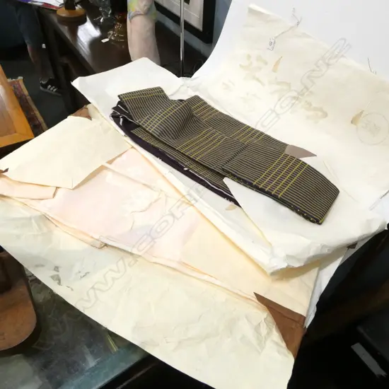 FOUR VINTAGE KIMONO IN ORIGINAL PACKAGING