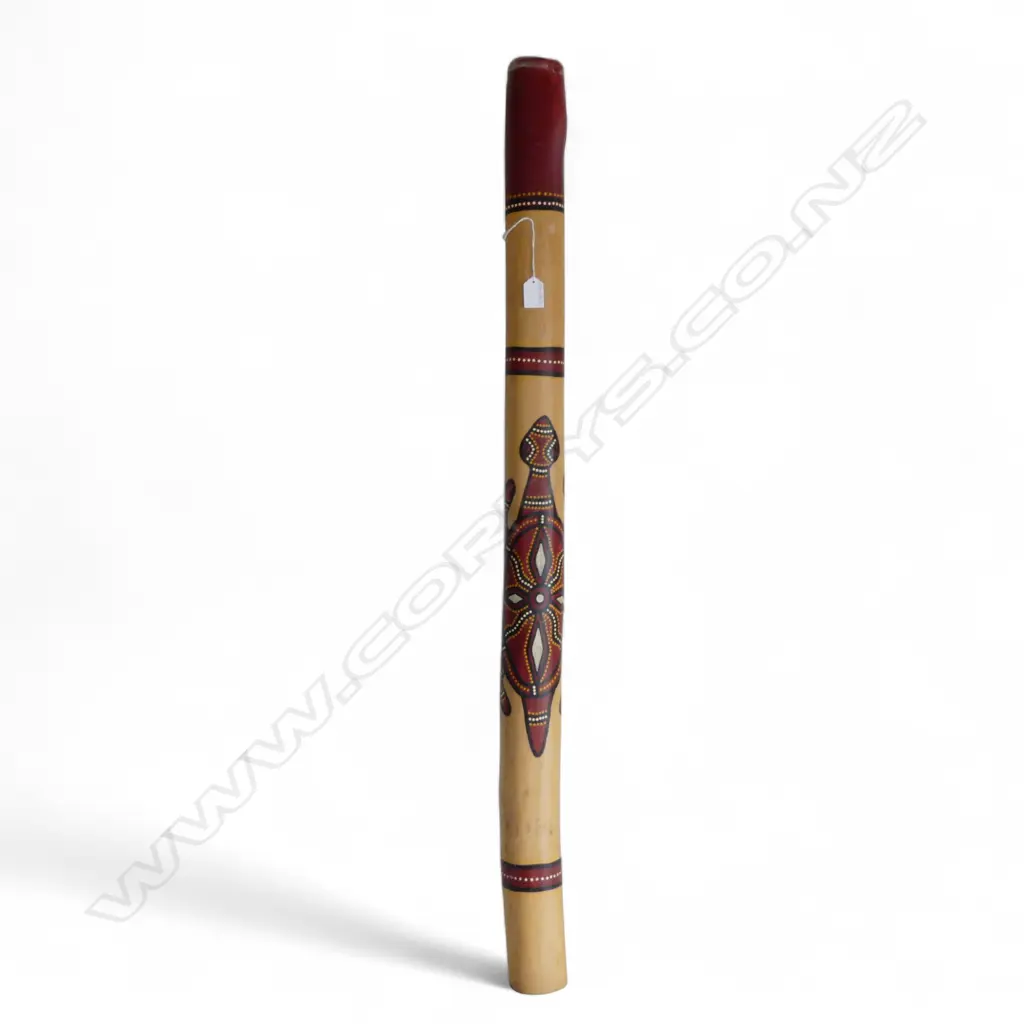 DIDGERIDOO SIGNED M. DOBSON L.1145mm Image 1++