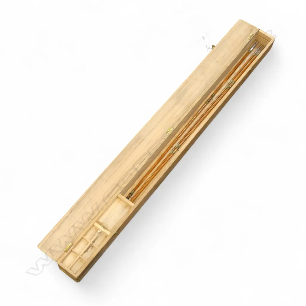 SEELY OCTAPUS BAGED SPLIT CANE ROD & BOXED TIPS L1000MM Image 1++