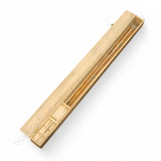 SEELY OCTAPUS BAGED SPLIT CANE ROD & BOXED TIPS L1000MM