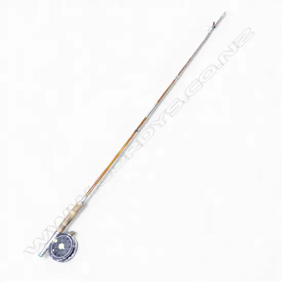 SPLIT CANE OLYMPIC ROD & OLYMPIC 460 FRESHWATER REEL L1620MM