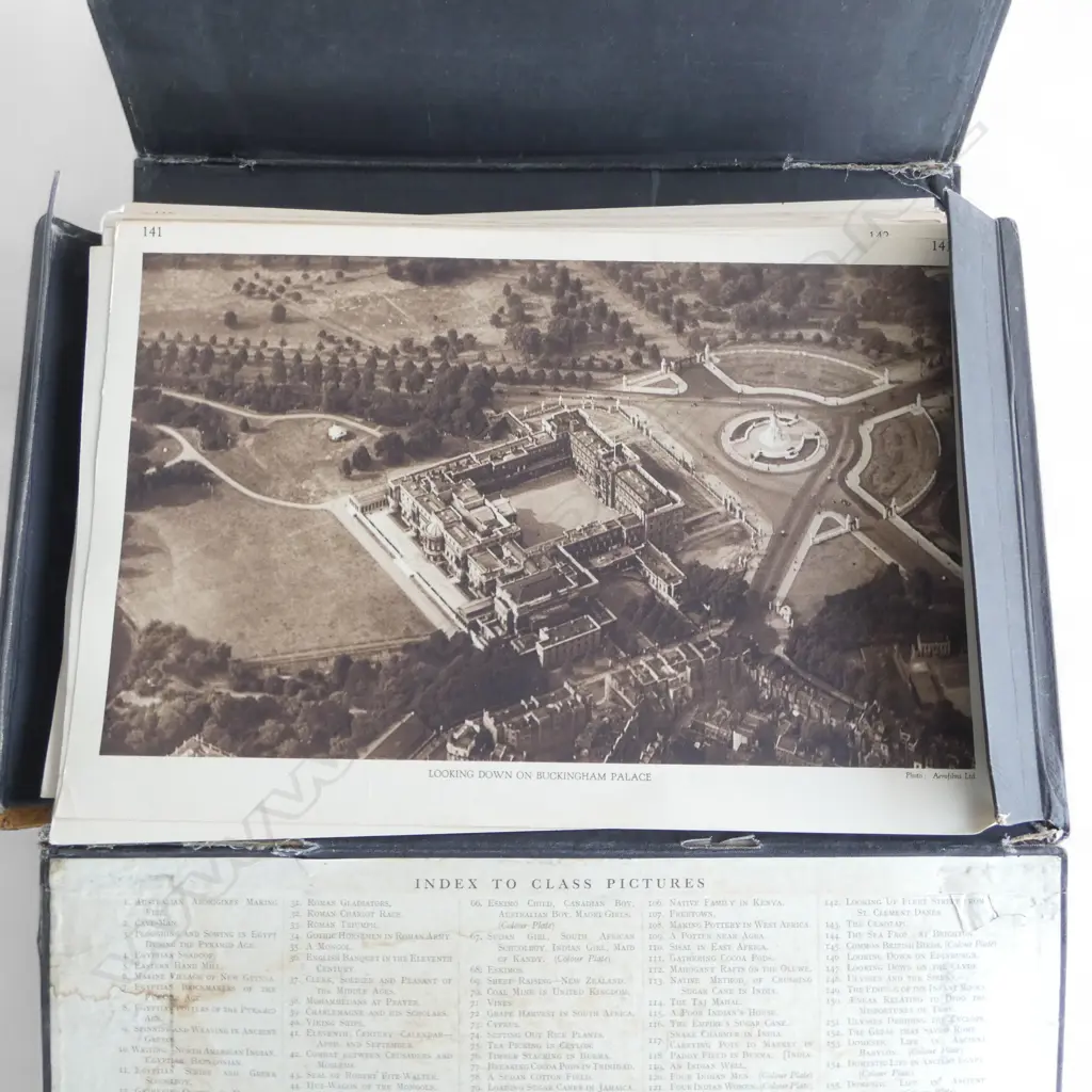 FOLDER OF VINTAGE EDUCATIONAL PRINTS 255x380mm each Image 1++