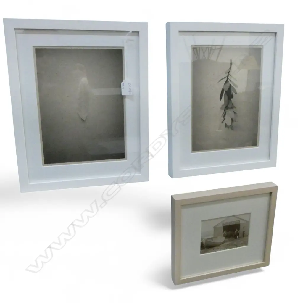 PR SARAH K. MATTHEW PRINTS 265x200mm + EARLY 20thC SEPIA PHOTO OF BOAT BUILDERS 105x150mm Image 1++