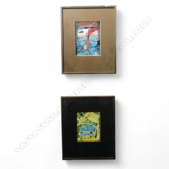 2 HUNDERTWASSER PRINTS 140x100mm