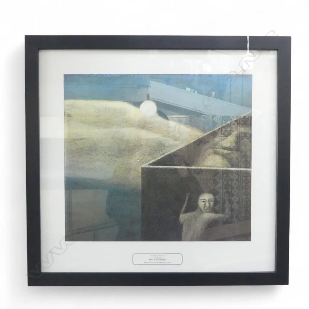 TONY FOMISON 'EACH MUST DECIDE' REPRODUCTION PRINT, 540 x 510mm, published by NZ Fine Art prints Image 1++