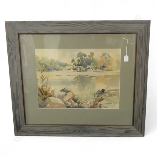 BIRTCHNELL DELPH, LANDSCAPE WC 360x480mm, SIGNED