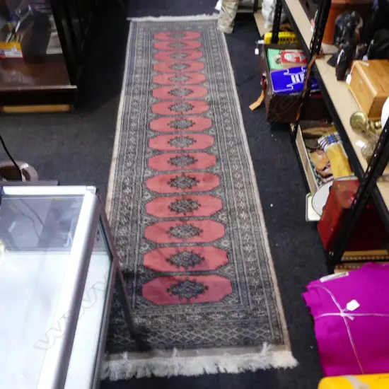 HAND KNOTTED WOOL PILE RUNNER 2830x770mm