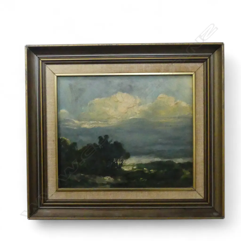 GREG WHITECLIFFE OIL ON BOARD 'EVENING SPECTACLE' 240 X 285mm Image 1++