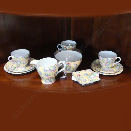 8 SHELLEY CHINA CSPS MIXED PATS