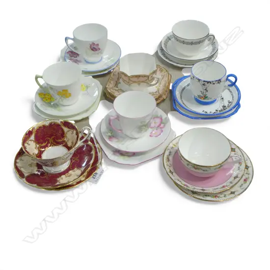 8 SHELLEY CHINA CSPS MIXED PATS