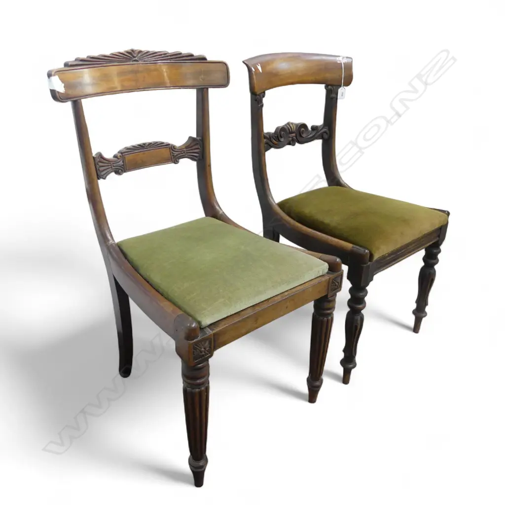2 WILLIAM IV CHAIRS  Image 1++