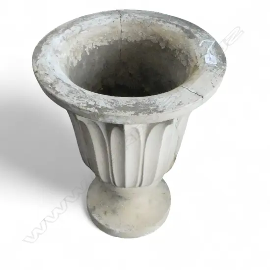 TALL CONCRETE GARDEN URN H.535mm