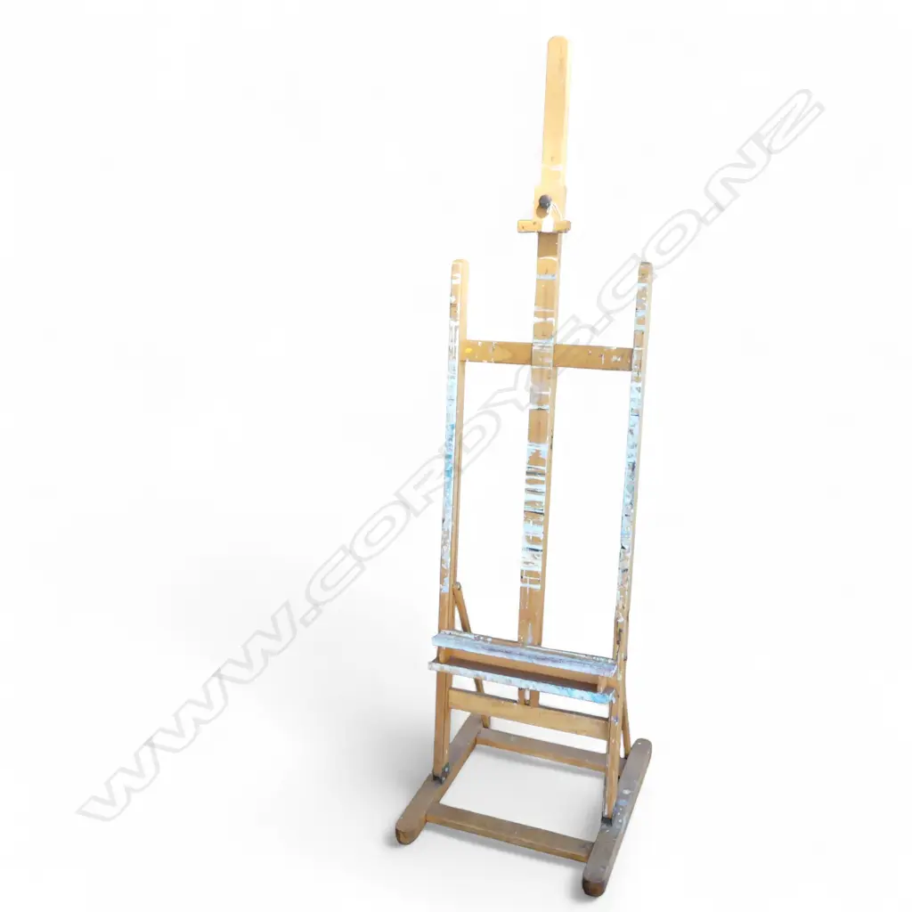 MID CENTURY VINTAGE WOOD ARTISTS EASEL H2350MM Image 1++