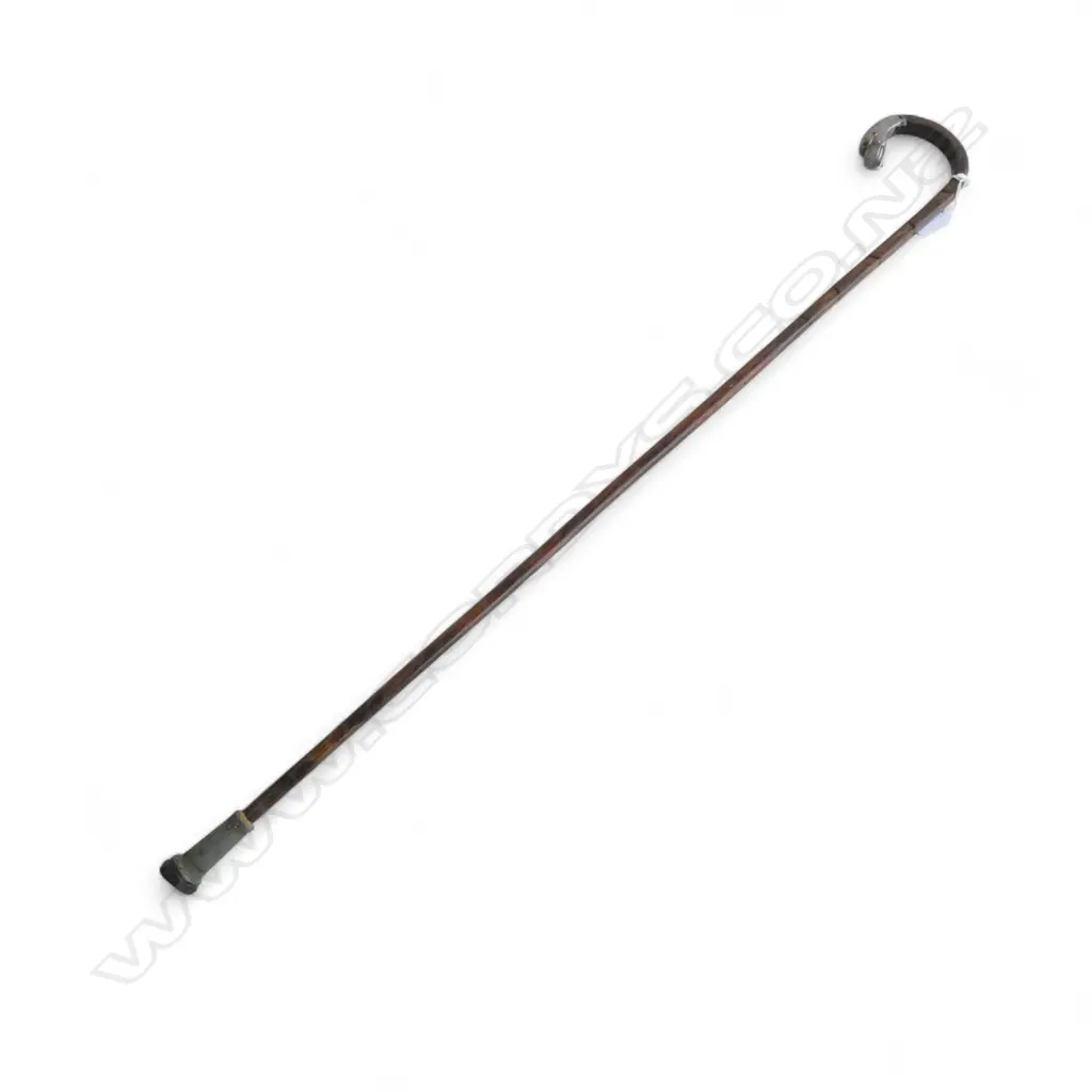 London 1912 silver eagle HANDLED WOODEN WALKING STICK  Image 1++