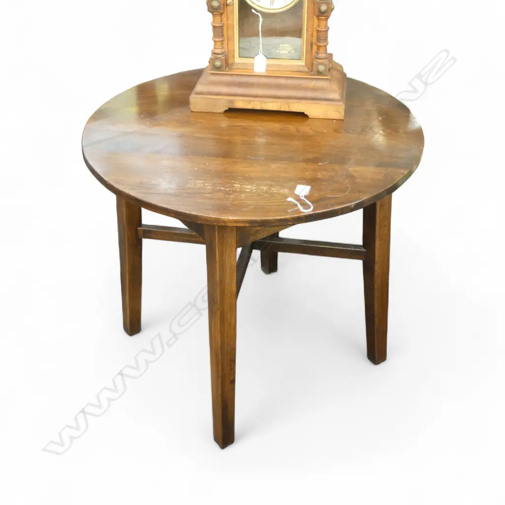 OAK SIDE TABLE EX. CRANFIELDS PARNELL H.630mm, 715mm dia Image 1++
