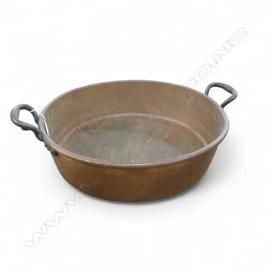 OLD COPPER JAM PAN 490mm dia