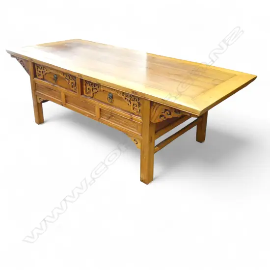 ORIENTAL WOODEN COFFEE TABLE 1510x630x500mm