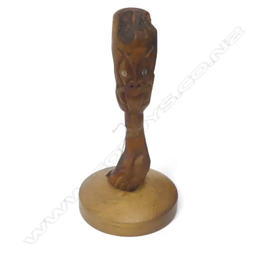 MAORI WOOD CARVING H.290mm