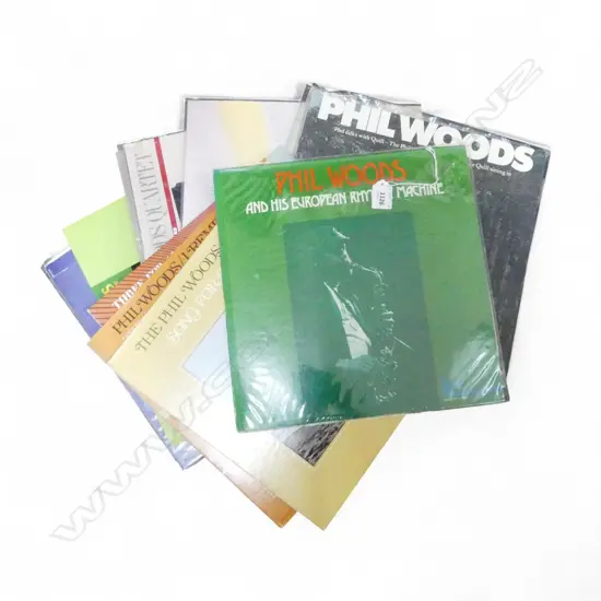 ASST. PHIL WOODS JAZZ LPs Provenance: Ex Collection Wellington Choy