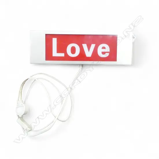 'LOVE' ELECTRIC SIGN W.330mm