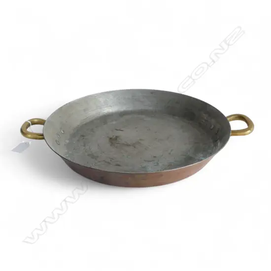 ST. CLAIR COPPER PAELLA PAN 355mm dia