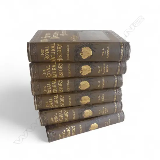 6 VOLS. OF THE ROYAL NATURAL HISTORY edited by Richard Lydekker