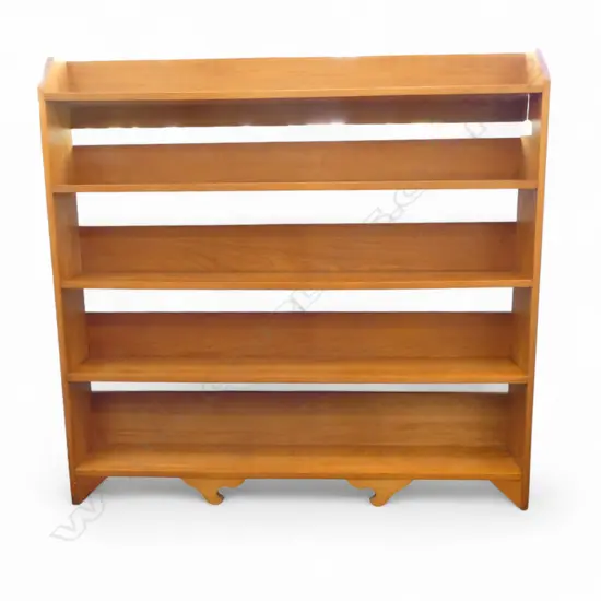 POLISHED NATIVE WOODS BOOKCASE H1220 L1260MM