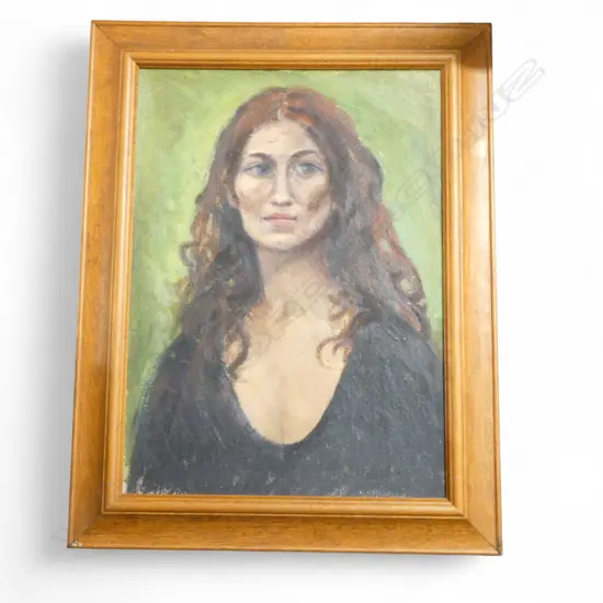 CHARLES ROSE (1921-2017) 'LOUISE' OIL ON BOARD 550x395mm