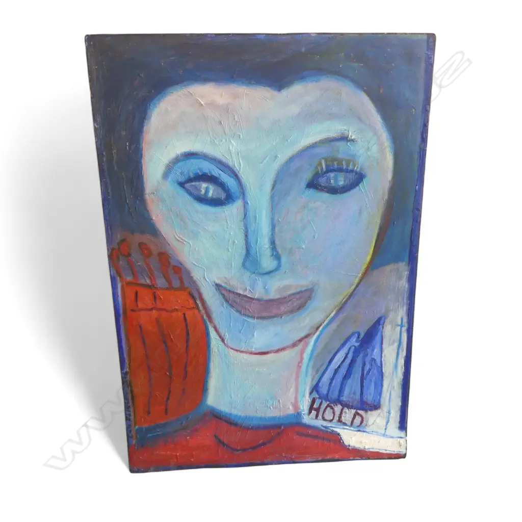 LEE FELTHAM,HOLD, ACRYLIC ON BOARD, 1200 X 800MM provenance below Image 1++