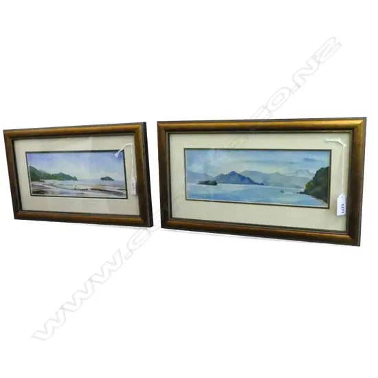 PR GILT FRAMED W/CS CORAMANDEL SIGNED KATH SMITH H100 L270MM