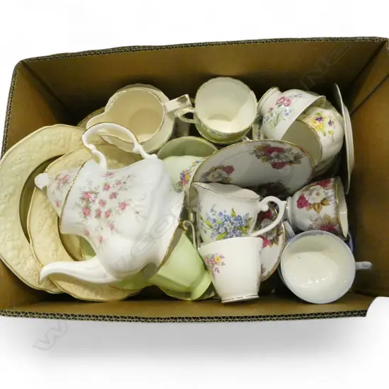 ASST. FANCY TEA CHINA Incl. PARAGON, ROSLYN, etc SOME FAULTS