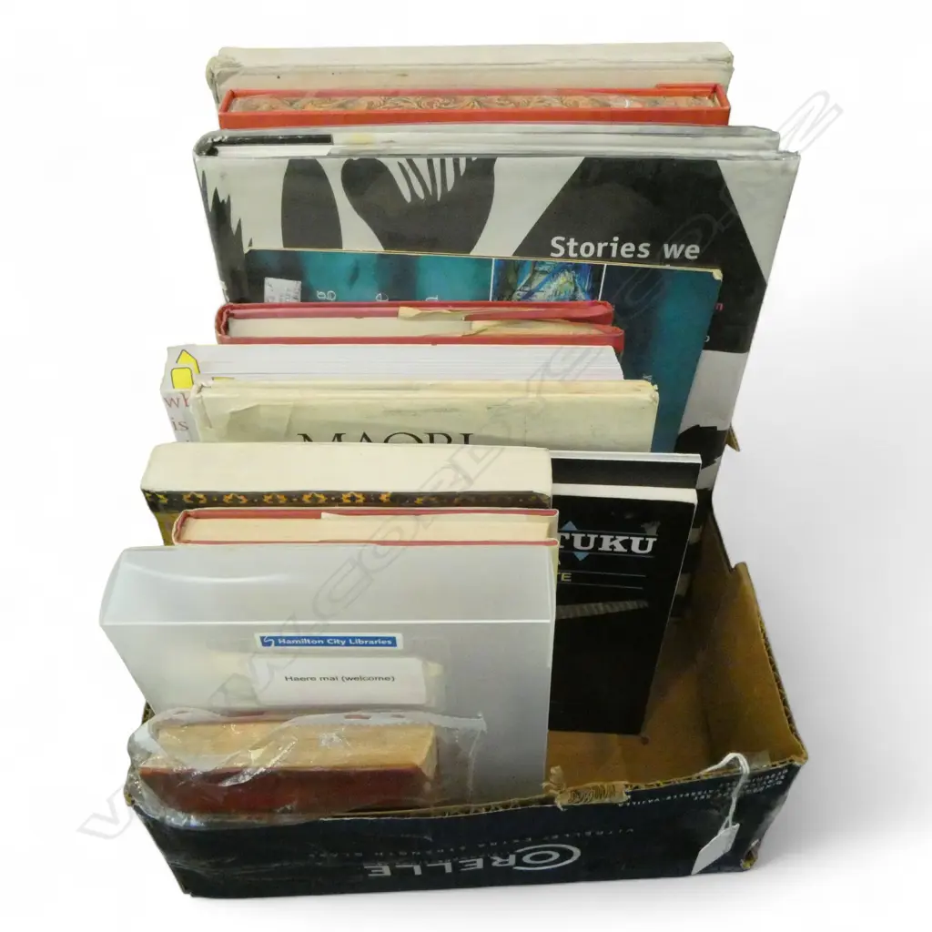 BOX BOOKS, some art & maori themed Image 1++