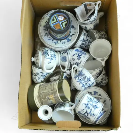 ASST. CHINA INCL. BLUE DANUBE TEA SET ETC