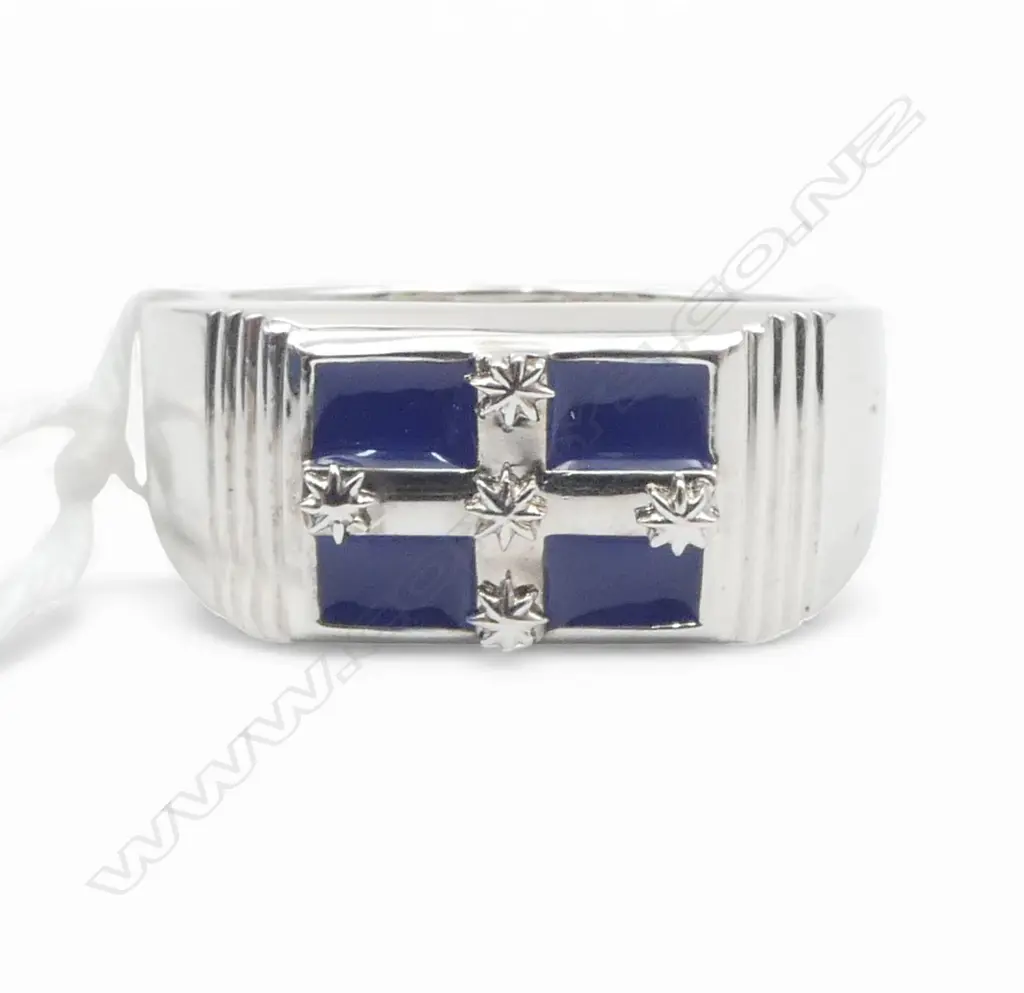 BRADFORD EXCHANGE COSTUME RING 'SON OF THE SOUTHERN CROSS' size Z+5 Image 1++