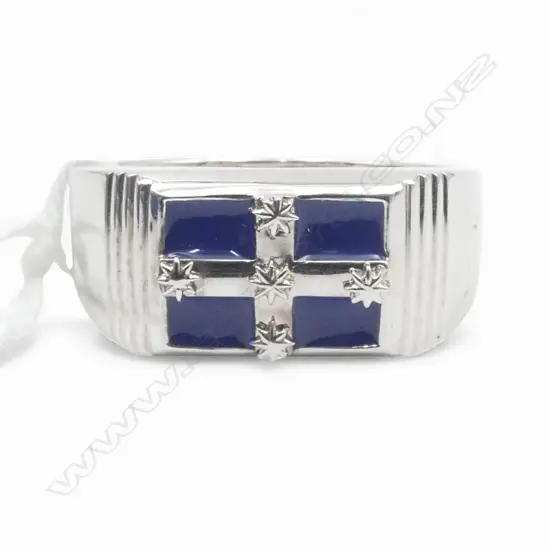 BRADFORD EXCHANGE COSTUME RING 'SON OF THE SOUTHERN CROSS' size Z+5