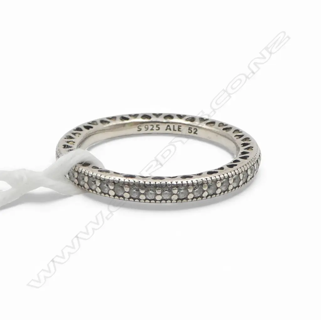 PANDORA 925 SILVER RING1.93gms SIZE L Image 1++